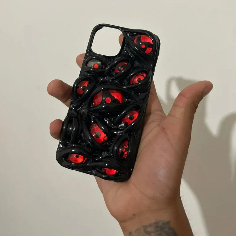 Crimson Eye Illusion Phone Case