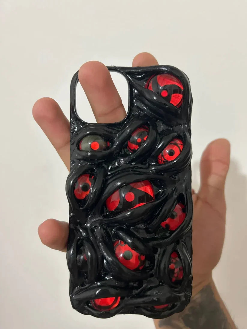 Crimson Eye Illusion Phone Case