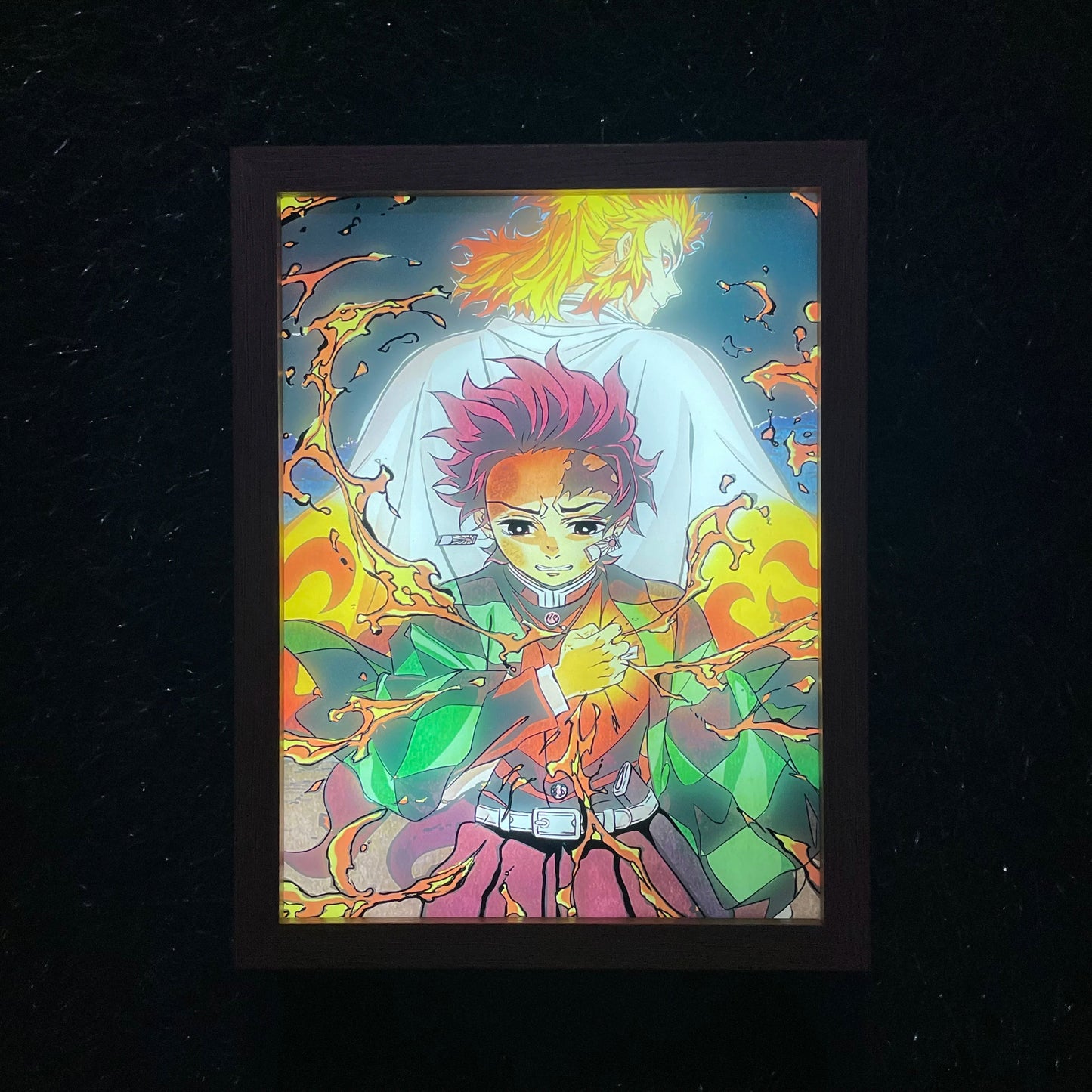 Anime Warrior Glow Art