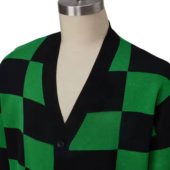 Flame Crest Knit Sweater