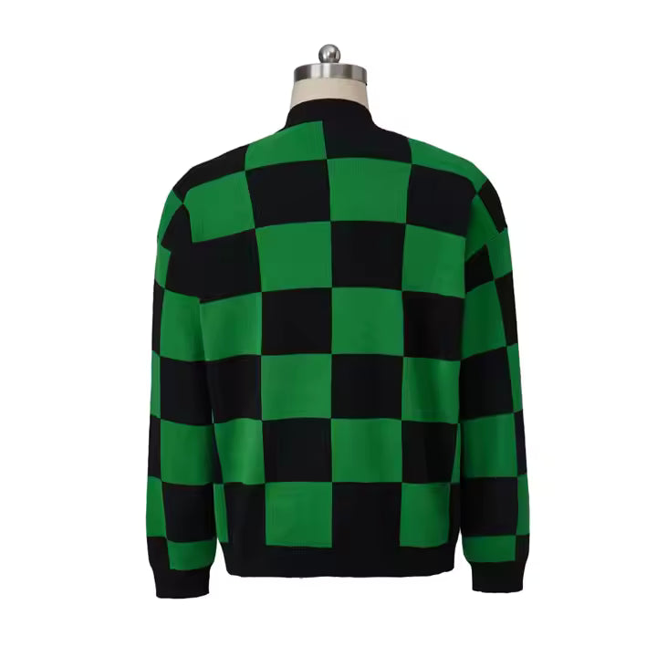Flame Crest Knit Sweater
