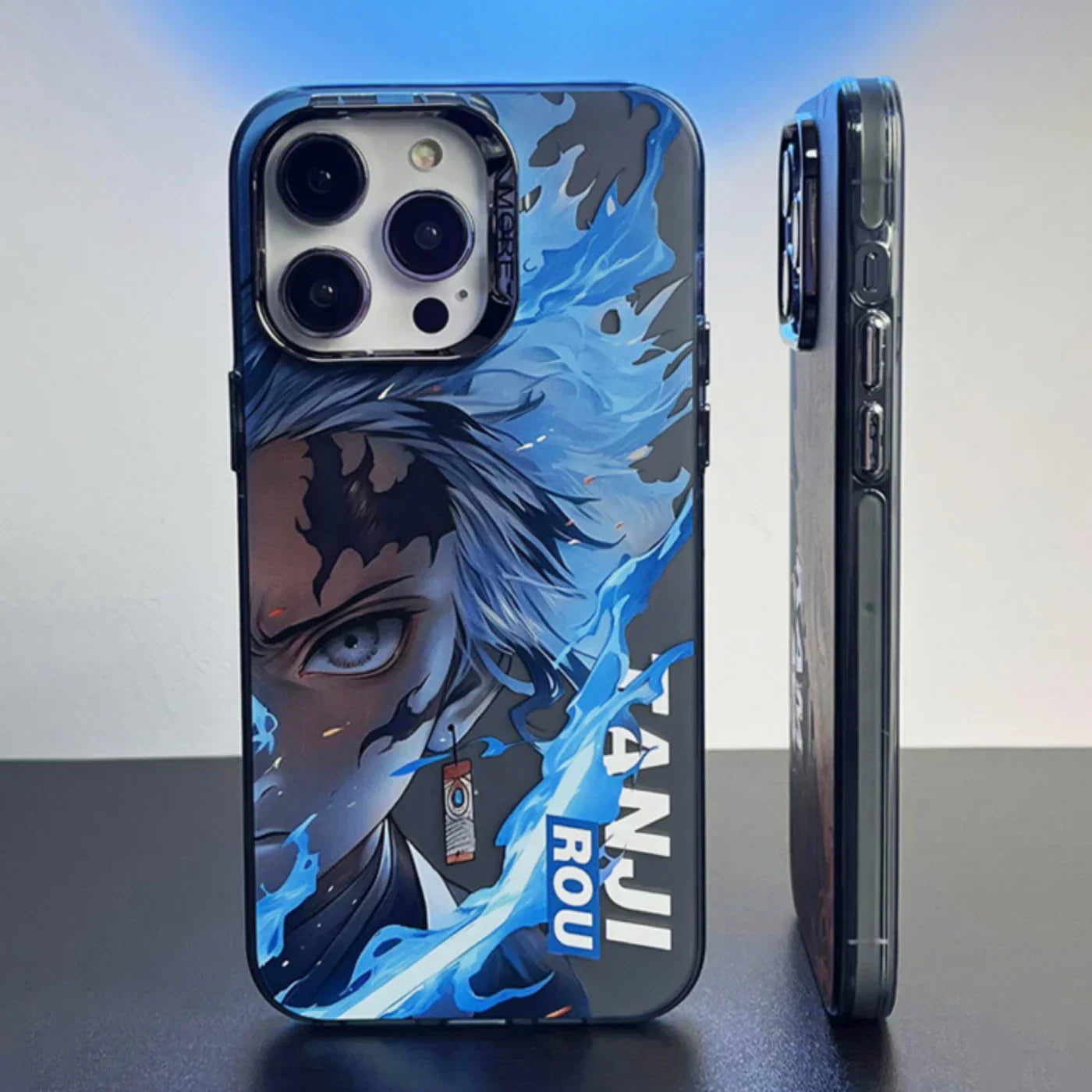 Anime Water Swordsman Clear Phone Case