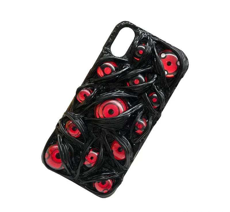 Crimson Eye Illusion Phone Case