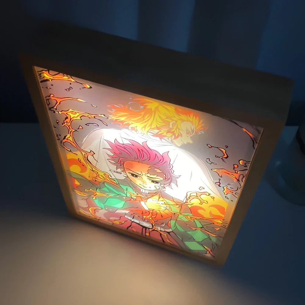 Anime Warrior Glow Art