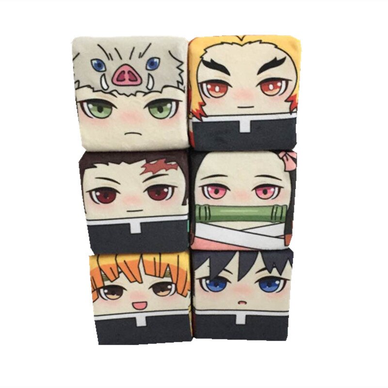 Anime Warrior Cube Plush Set