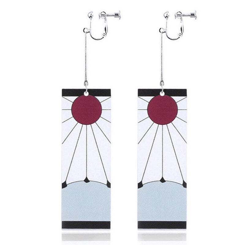 Sunrise Warrior Hoop Earrings