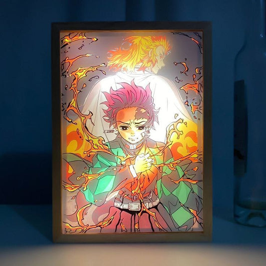 Anime Warrior Glow Art