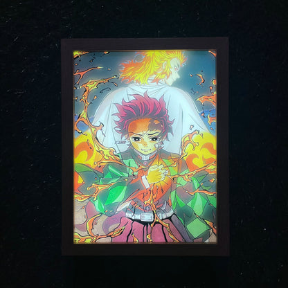 Anime Warrior Glow Art