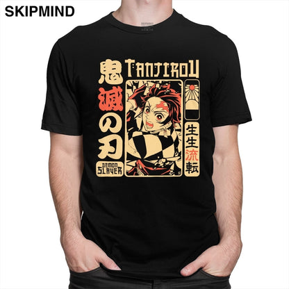 Flame Crest Black Tee