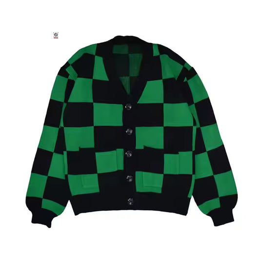 Flame Crest Knit Sweater