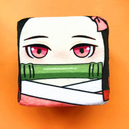 Anime Warrior Cube Plush Set