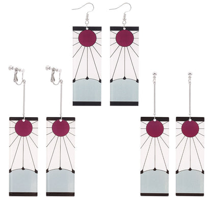Sunrise Warrior Hoop Earrings