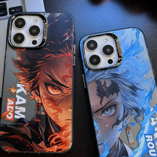 Anime Water Swordsman Clear Phone Case