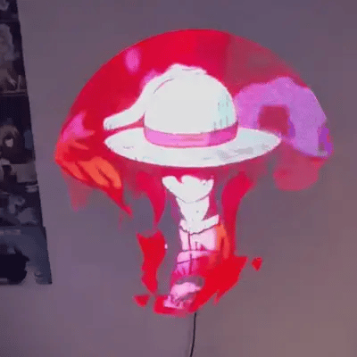 Floating Anime Hologram Fan
