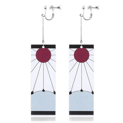 Sunrise Warrior Hoop Earrings